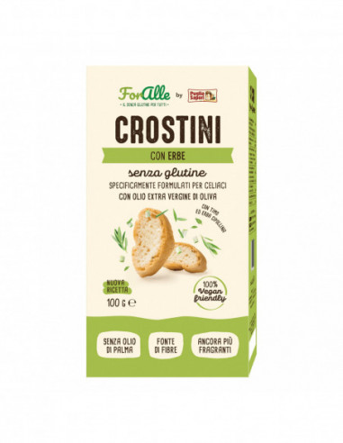 Foralle Crostini Alle Erbe 100 G