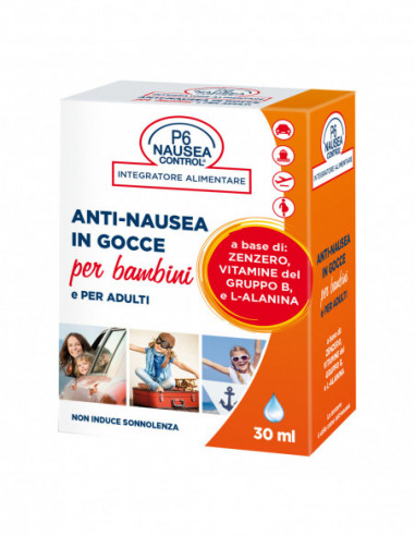 P6 Nausea Control Gocce Antinausea 30 Ml
