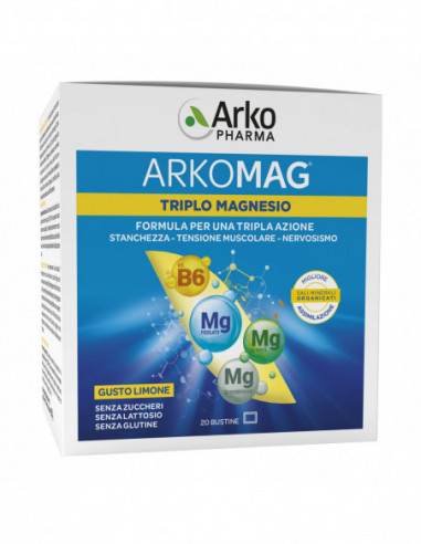 Arkomag Triplo Magnesio 20 Bustine