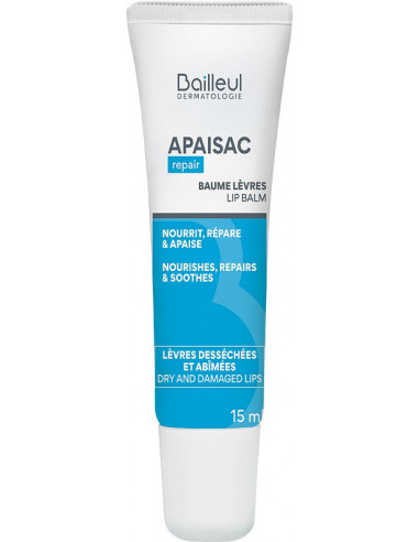 Apaisac Balsamo Labbra Nutriente 15 Ml