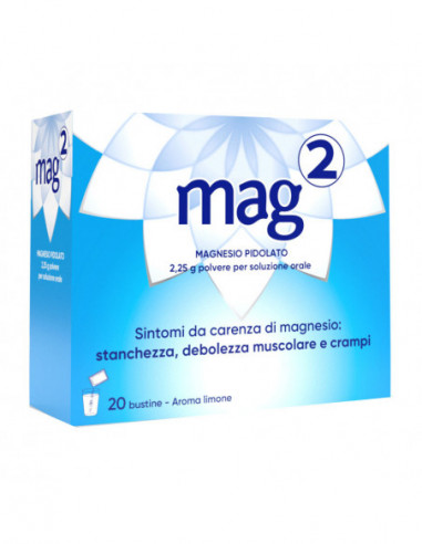 Integratori Magnesio Mag 2 20 Bustine...