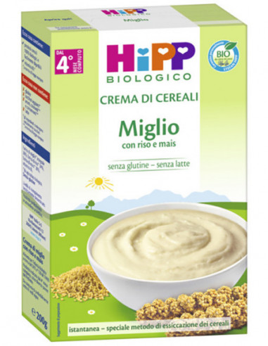 Hipp Bio Crema Cereali Miglio 200 G