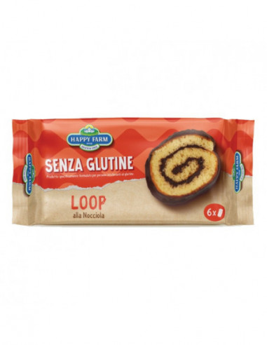 Happy Farm Loop Nocciola 6 Pezzi Da 36 G