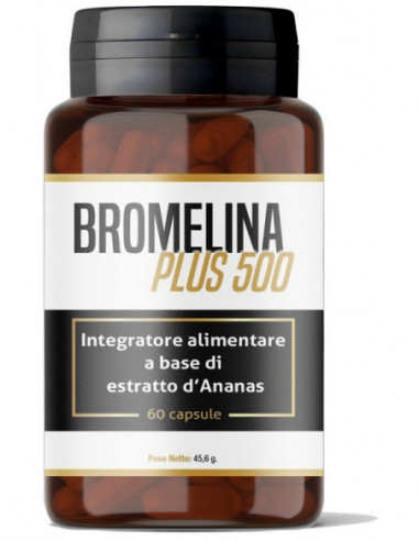 Bromelina Plus 500 60 Capsule