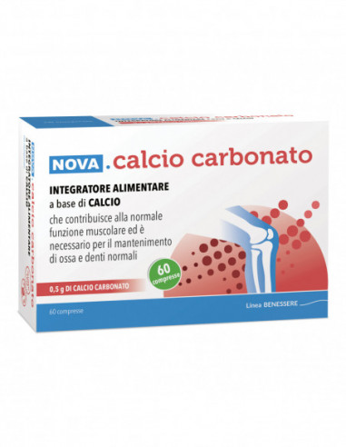 Calcio Carbonato 60 Compresse Da 0,6 G