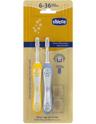 Chicco Spazzolino 6-36 Mesi+doppio...