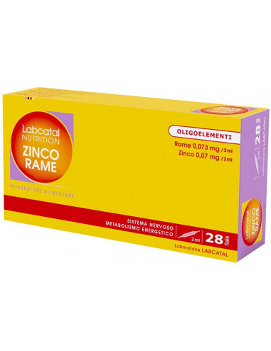 Labcatal Nutrition Zinco Rame 28...