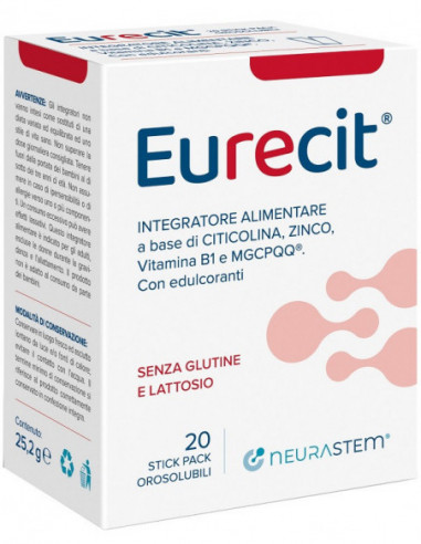 Eurecit 20 Stick Pack Orosolubili Da...