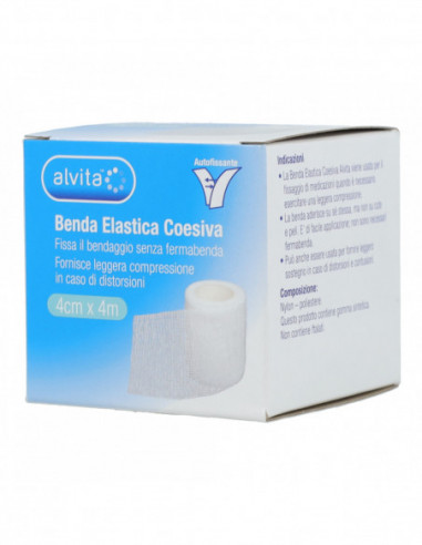 Benda Elastica Autoadesiva Alvita 4x4cm