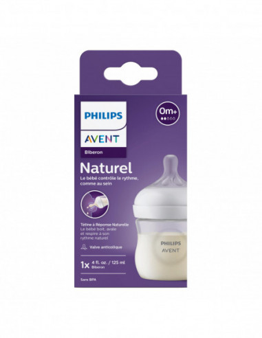 Avent Biberon Natural 3,0 Trasparente...
