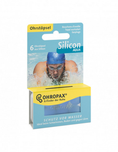 Ohropax Silicon Aqua Tappi Preauricolari