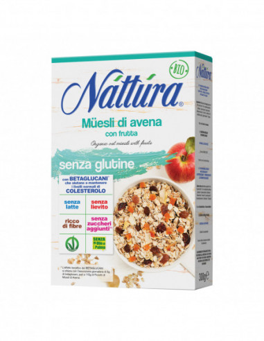 Nattura Muesli Di Avena Con Frutta 300 G
