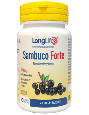 Longlife Sambuco Forte 60 Capsule