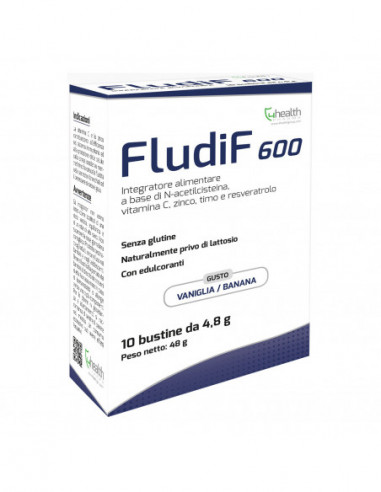 Fludif 600 Vaniglia/banana 10 Bustine