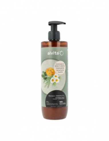 Alvita Shampoo + Balsamo 2 In 1 400 Ml