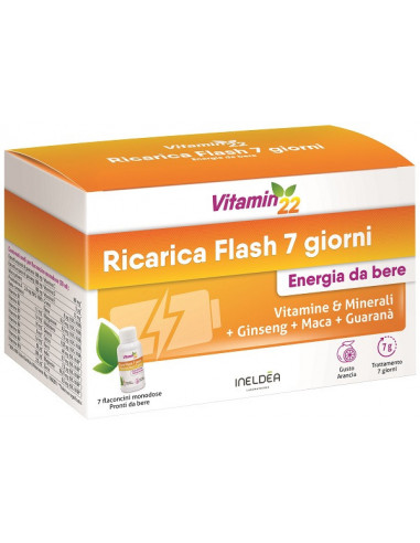 Vitamin'22 Ricarica Flash 7 Flaconcini