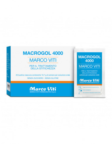 Macrogol 4000 20 Bustine Da 10,7 G