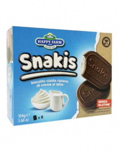 Happy Farm Snakis Crema Latte 4 X 26 G