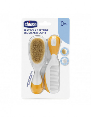 Chicco Spazzola + Pettine Arancione