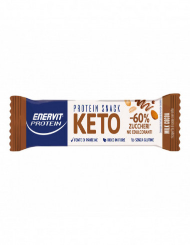 Enervit Protein Snack Keto Milk Cocoa...