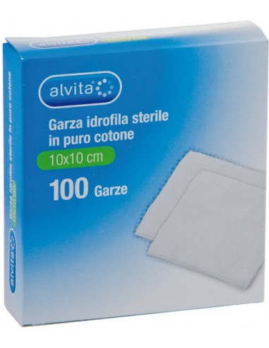 Garza Idrofila In Puro Cotone Alvita...