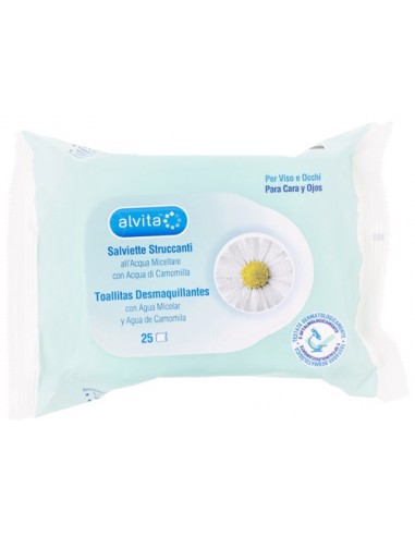 Alvita Salviette Struccanti 25 Pezzi