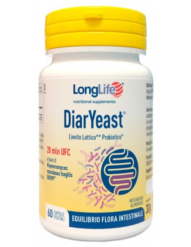Longlife Diaryeast 60 Capsule Vegetali