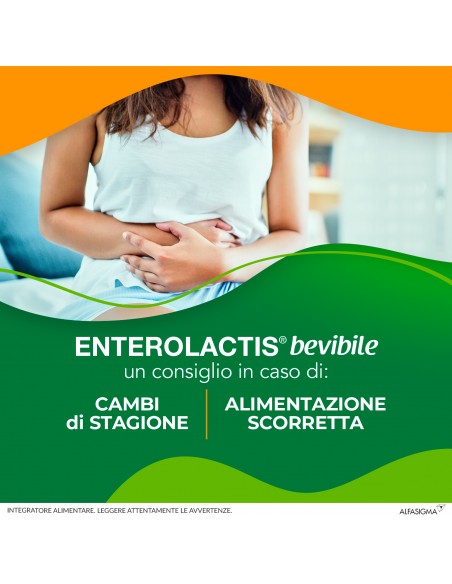 Enterolactis Bevibile 12 Flaconcini X 10 Ml