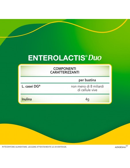 Enterolactis Duo Inulina 10 Bustine 5 G