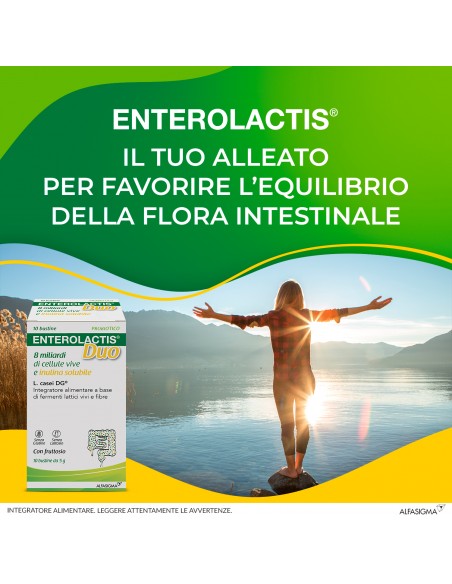 Enterolactis Duo Inulina 10 Bustine 5 G