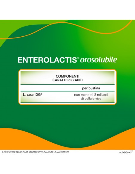 Enterolactis Orosolubile 12 Bustine 8 Miliardi Di Cellule Vive