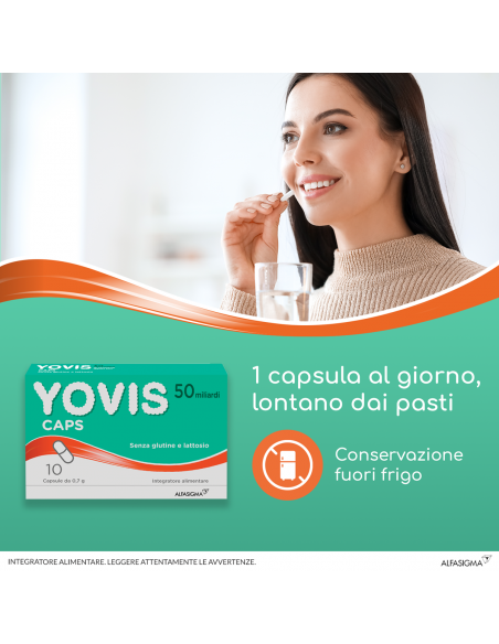Rimedio Disturbi Intestinali Yovis Caps 10 Capsule