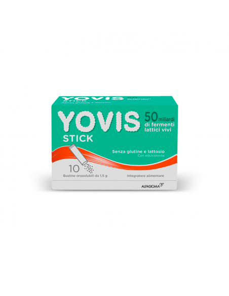Rimedio Disturbi Intestinali Yovis Stick 10 Bustine Da 1,5 G