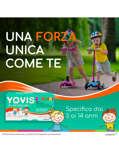 Yovis Bambini Fragola 10 Flaconcini Da 10 Ml
