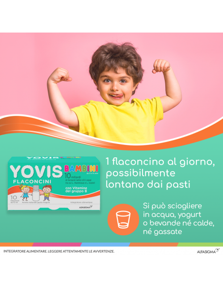 Yovis Bambini Fragola 10 Flaconcini Da 10 Ml