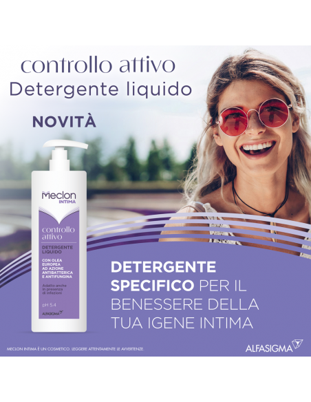 Meclon Intima Controllo Attivo Detergente Liquido 150 Ml