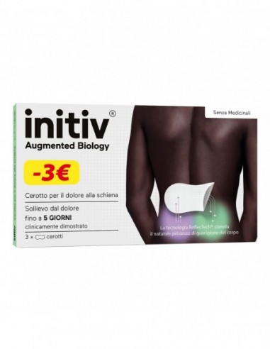Cerotto Dolore Schiena Initiv 3 Pezzi...