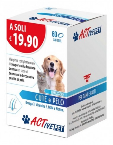 Active Pet Benessere Cute E Pelo 60...