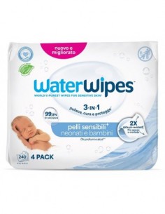 Waterwipes Bio 4 X 60 Pezzi