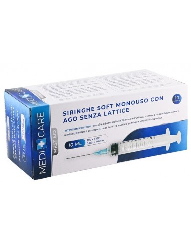 Siringa Soft Capacita' 10ml Ago Gauge...