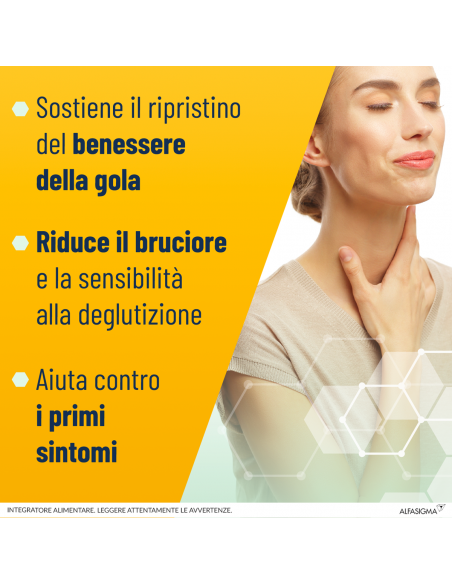 Neoborocillina Propolmiele+ Miele/limone 16 Pastiglie