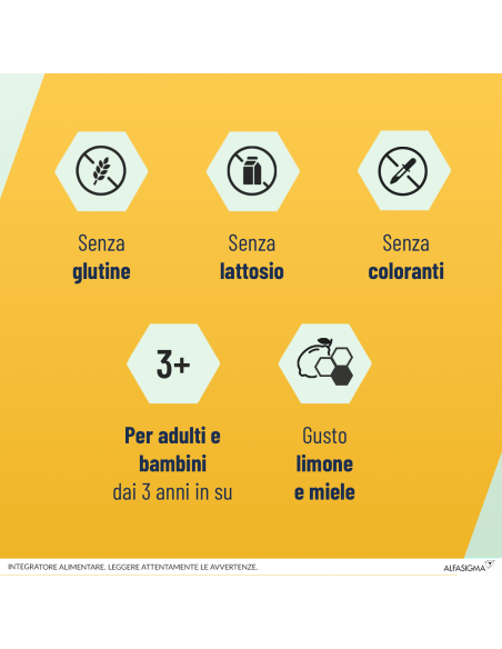 Neoborocillina Propolmiele+ Miele/limone 16 Pastiglie