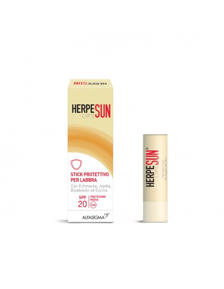 Herpesun Lip Stick Labbra Spf 20 5 Ml