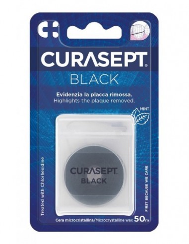 Curasept Floss Cerato Nero Clorexidina