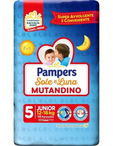 Pampers Sole Luna Mutandina Junior 14...