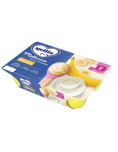 Mellinino Merenda Banana 6 Pezzi Da 55 G