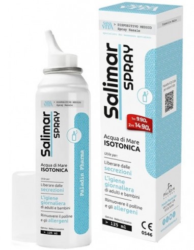 Sanavita Salimar Spray Nasale New 125 Ml