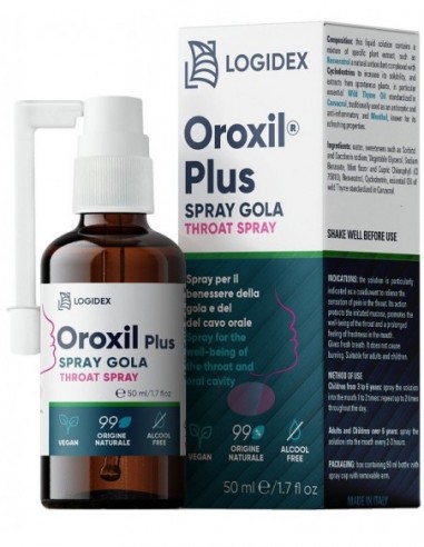 Oroxil Plus Spray Gola Cavo Orale 50 Ml