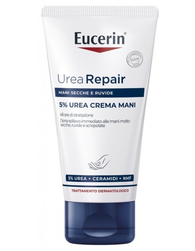 Eucerin Urearepair Crema Mani 5% 75 Ml
