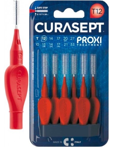 Curasept Proxi T12 Rosso/red 6 Pezzi
